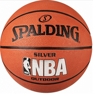 Баскетбольный мяч "Spalding NBA Silver Series Outdoor" АРТ.83-014z